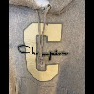 Reverse weave champion hoodie sweatshirt